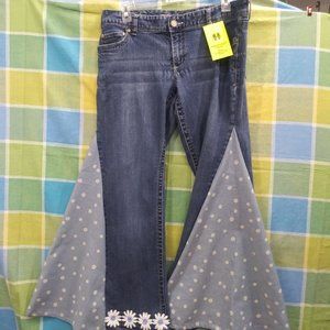 2244 Jeaniemade Size 13/14 short Maurices Bell-Bottoms